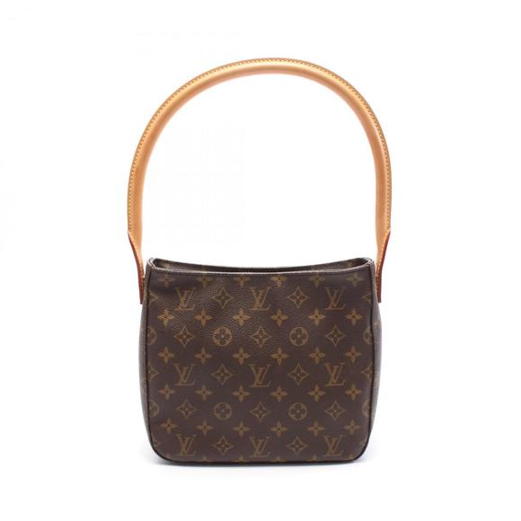 LOUIS VUITTON Brown Monogram Leather Shoulder Bag - Picture 1 of 8